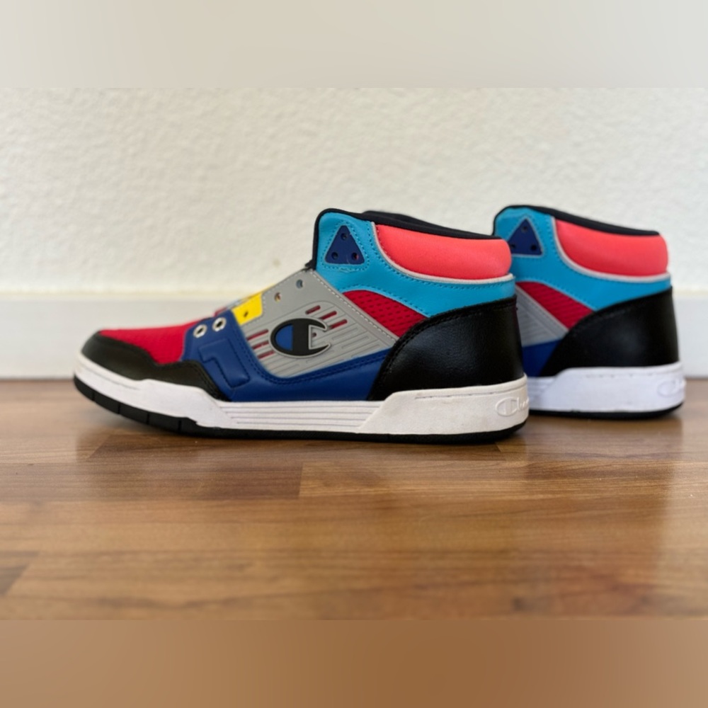 Champion Black and Red Trainers